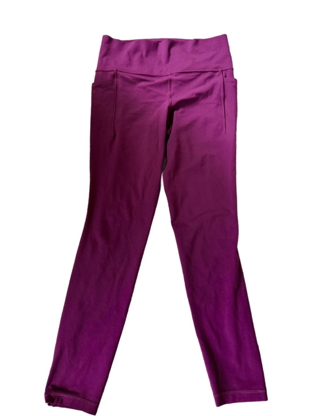 Athleta Salutation Stash High Rise Leggings, Plum